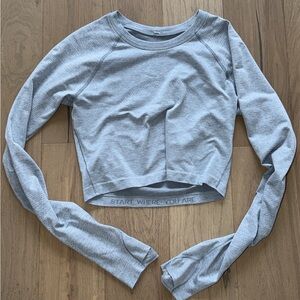 LULULEMON SWIFTLY TECH CROP LONG SLEEVE